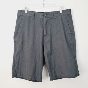 Volcom Frickin Chino Shorts In Charcoal‎ Heather 34